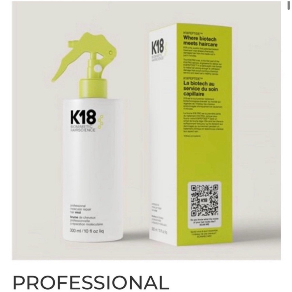 K18 Professional Haircare Leave-In Mask - White and Green